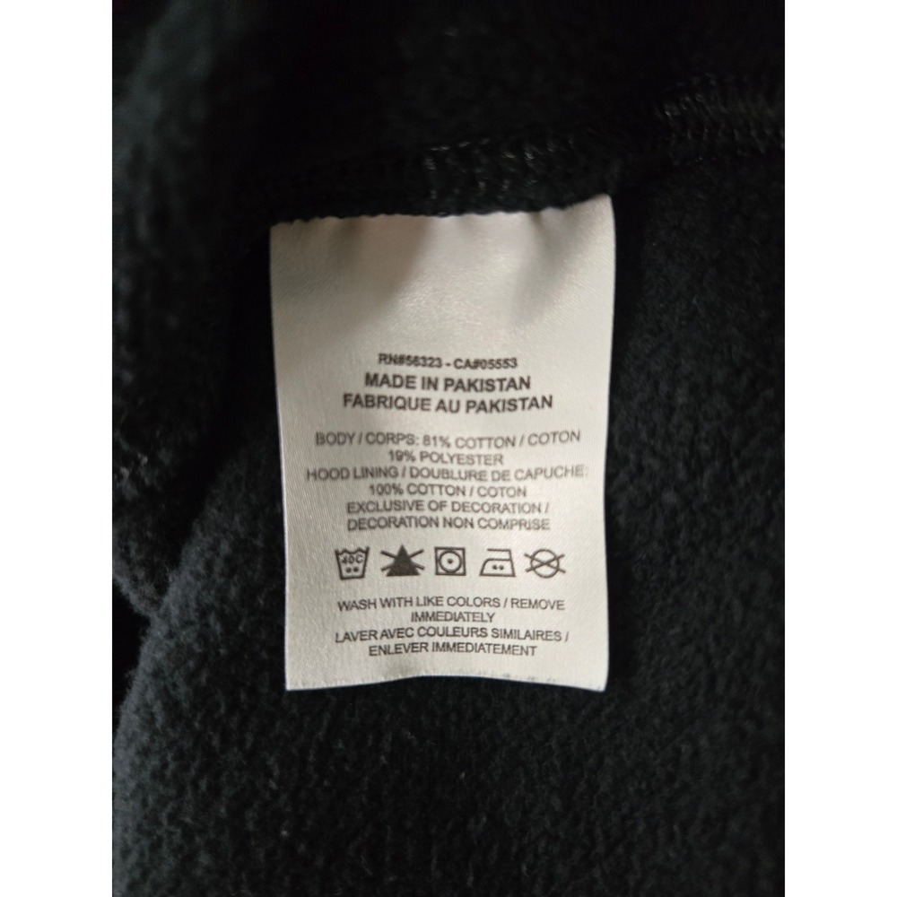 Nike Hoodie Mens XL Black Pullover Embroidered Logo Sportswear Fleece Sweatshirt - Picture 10 of 11